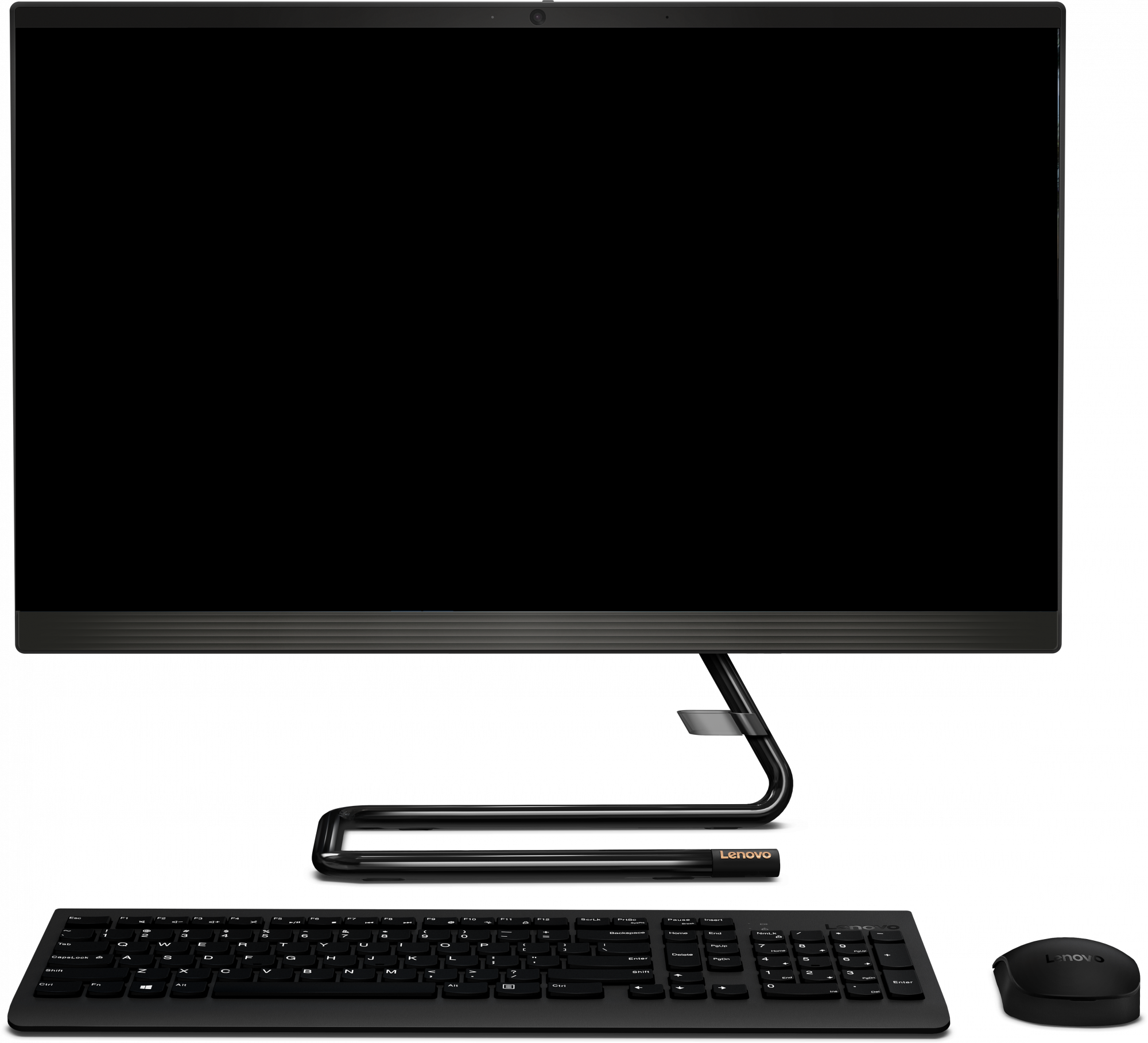 F0E7003RRK ideacentre aio a340-24igm 23.8"(1920x1080 ips)/intel celeron j4025(2ghz)/4096mb/512ssdgb/dvdrw/int:intel uhd graphics 600/bt/wifi/war 1y/5.87kg/black/dos + клавиатура, мышь usb Lenovo Santreyd 