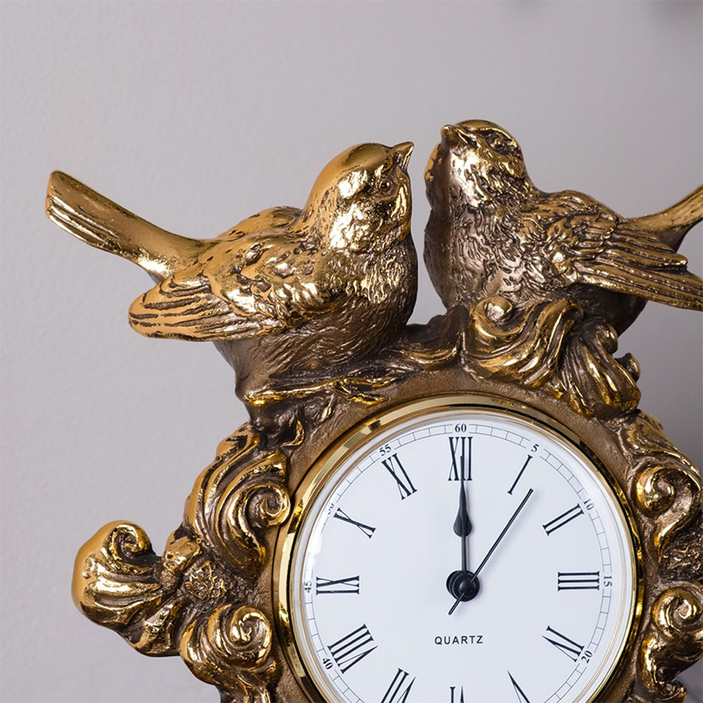 43012 Часы настольные Нежность Бронза BOGACHO 4627163961656 - Вид №1