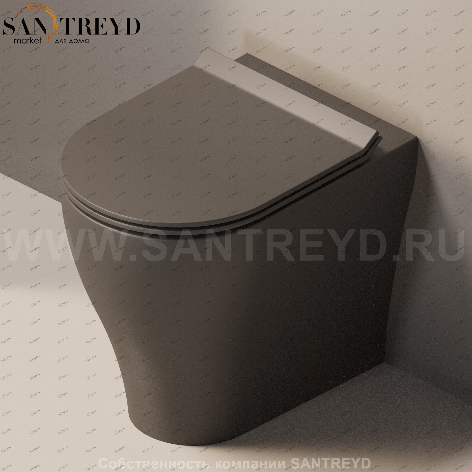 AP117RG7006 Приставной унитаз напольный Черный Ceramica Flaminia App Италия