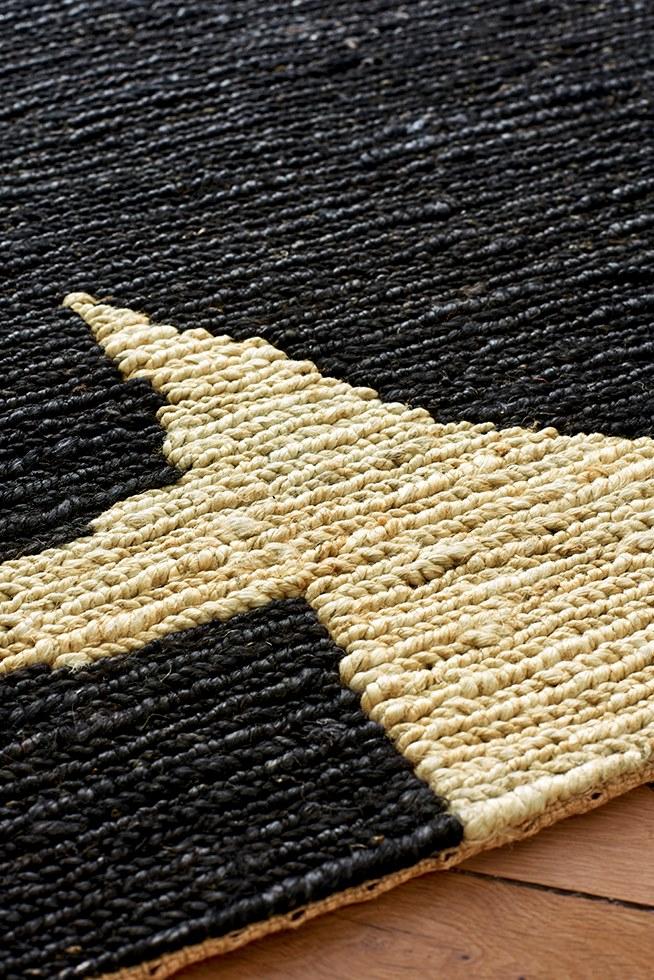 Toulemonde Bochart Квадратный джутовый коврик ручной работы The designers sun-id-1365066 - Вид №2