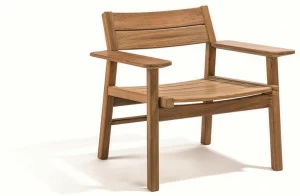 Skargaarden Садовое кресло из тика с подлокотниками Djurö