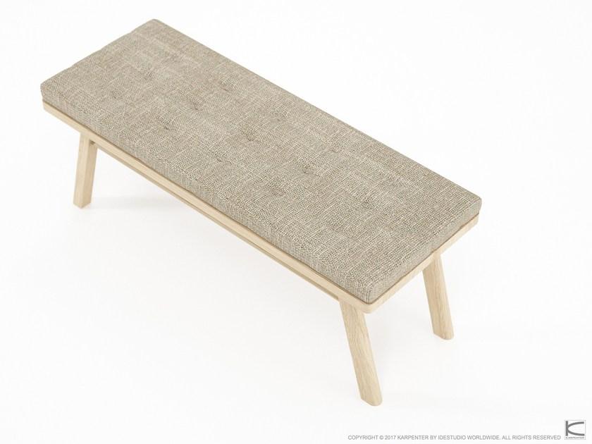 KARPENTER Мягкая скамейка из дерева и ткани Circa17 sun-id-1386007 - Вид №2