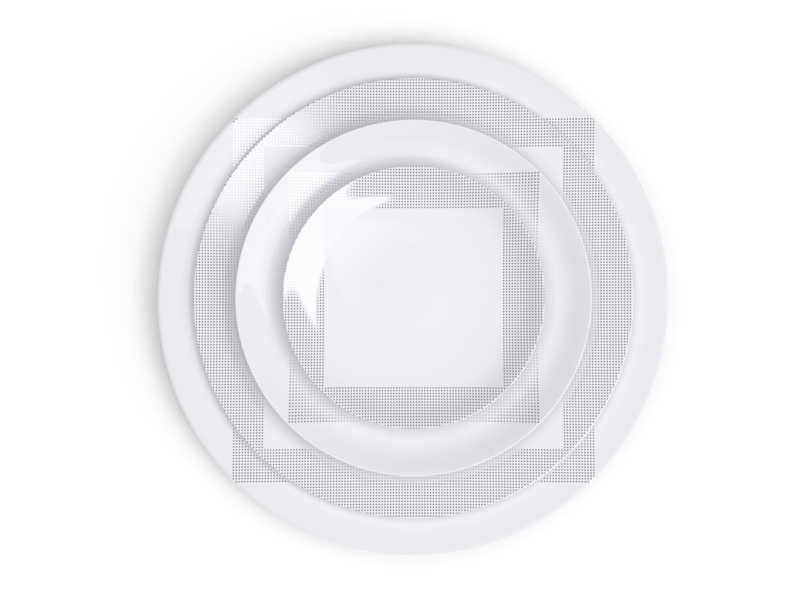 Фарфоровая сервировочная тарелка Non Sans Raison Square ARCH-00146279 - Вид №4