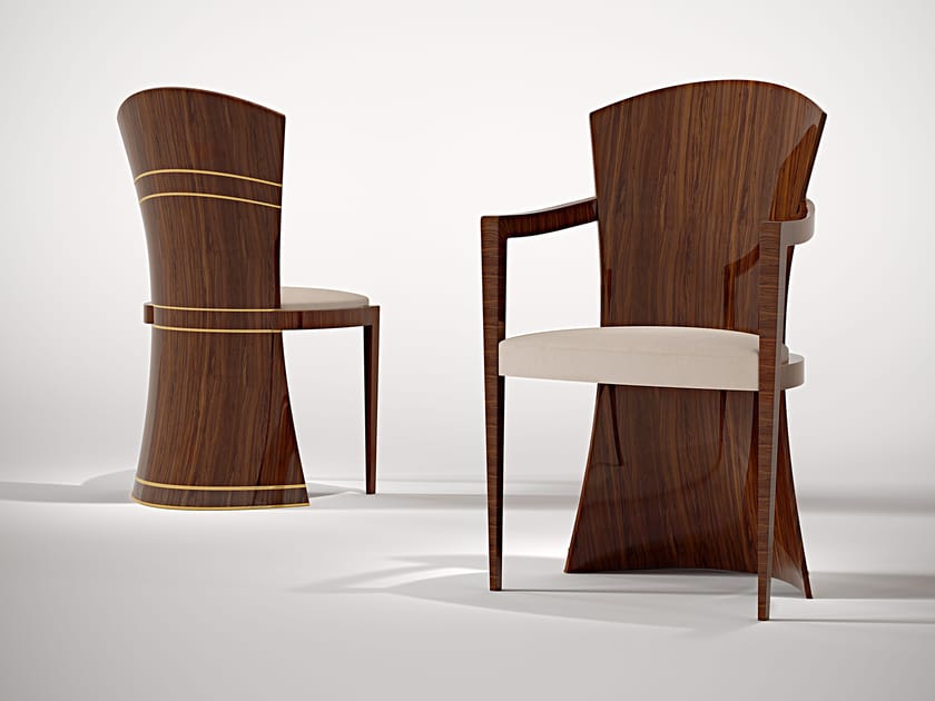 Деревянный стул с подлокотниками и без них Roman & Co ELARA ARCH-00139863