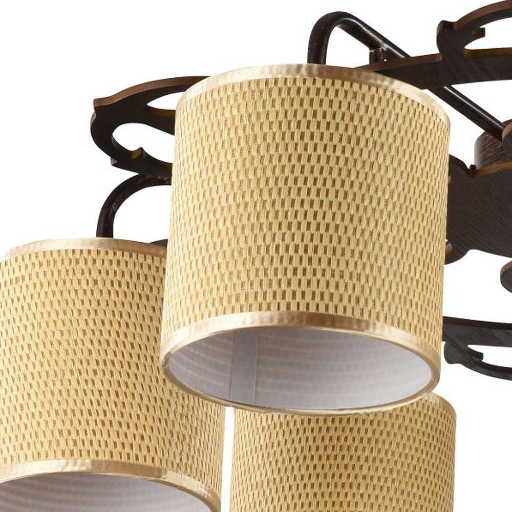 Потолочная люстра Freya Timone FR5100-CL-08-BR FREYA TIMONE BROWN 183615 Желтый  - Вид №2