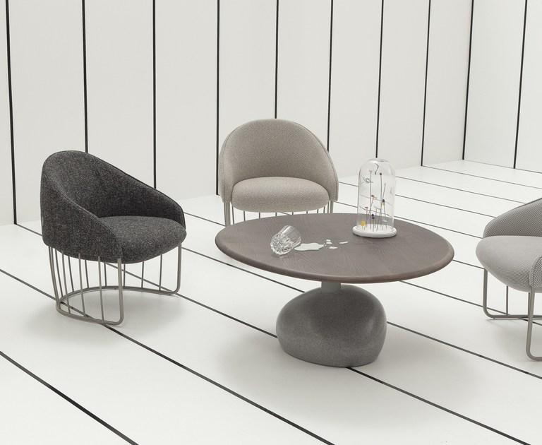 Sancal Круглый журнальный столик из композитного материала Vesper sun-id-1451351 - Вид №7