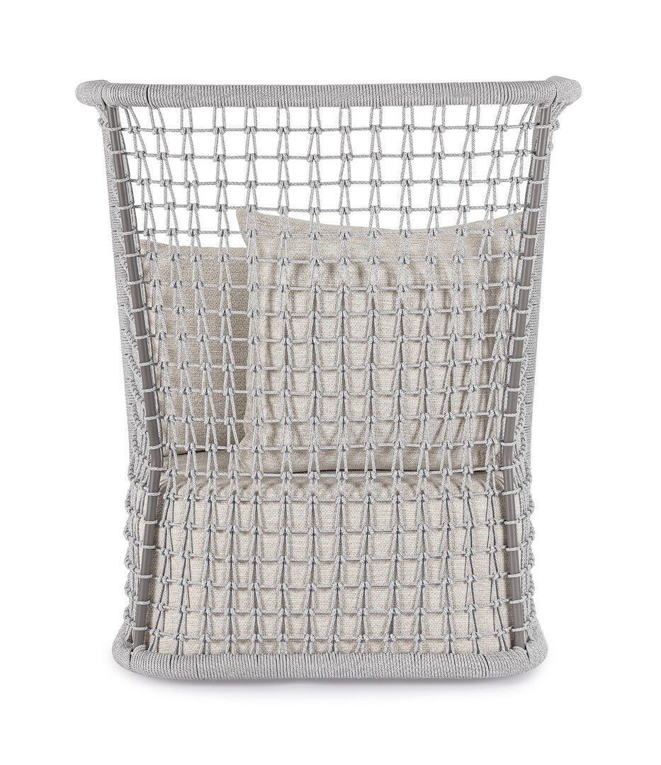 Веревочное и тканевое садовое кресло с высокой спинкой BIZZOTTO Kollar ARCH-00043118 - Вид №12