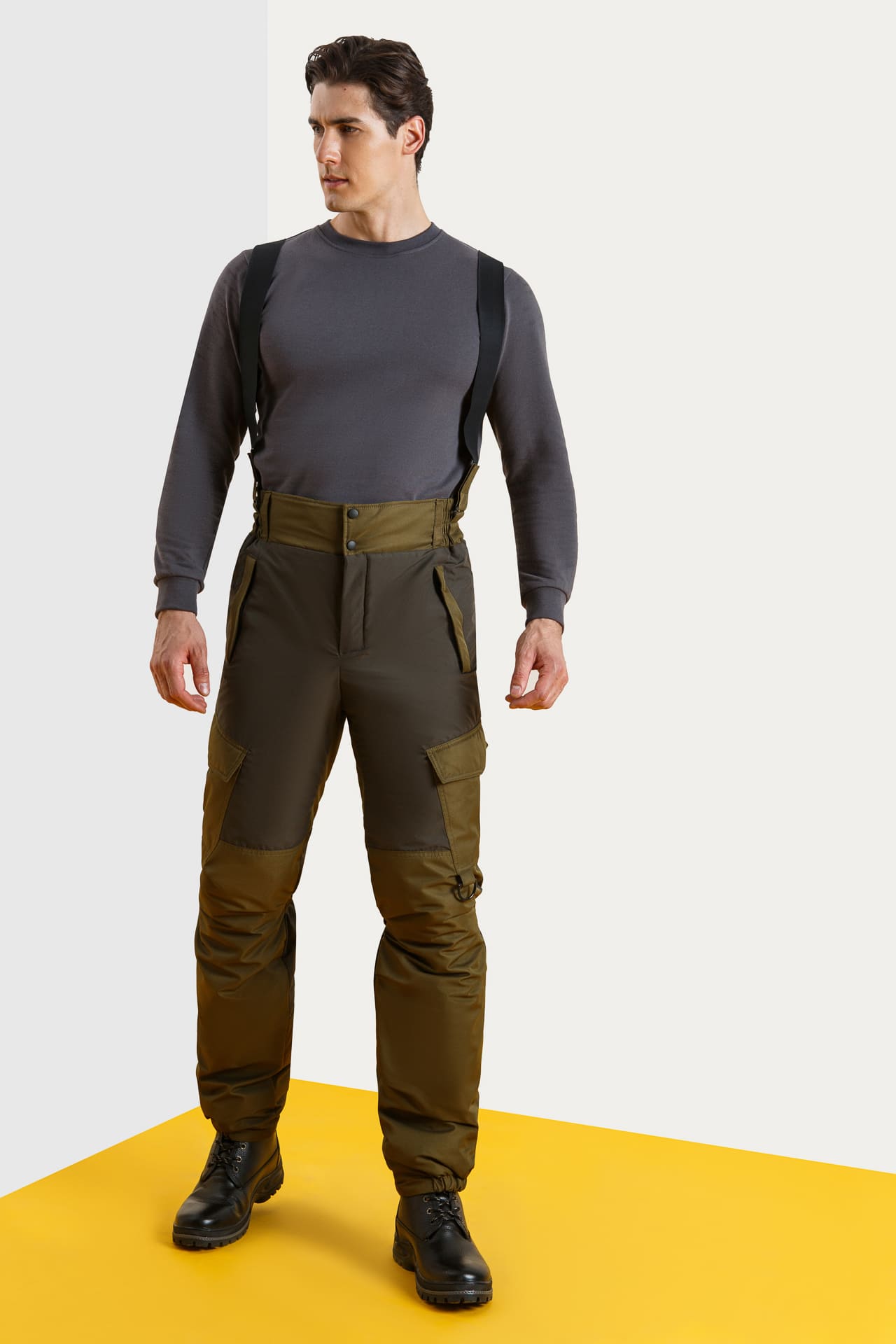 63936 Костюм  зимний хаки West Fishing  Зимняя спецодежда Santreyd  - Вид №10