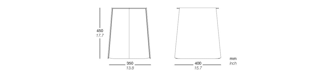 Кожаный складной низкий стул Patrick Jouin Edition MATE ARCH-00007338 - Вид №4