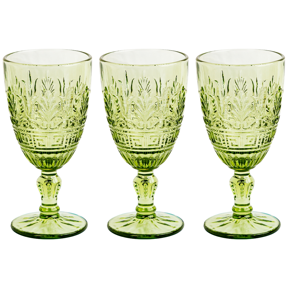 21091718 Комплект бокалов «Хлоя» (6 штук, зеленый опал) Object Desire Светский прием 