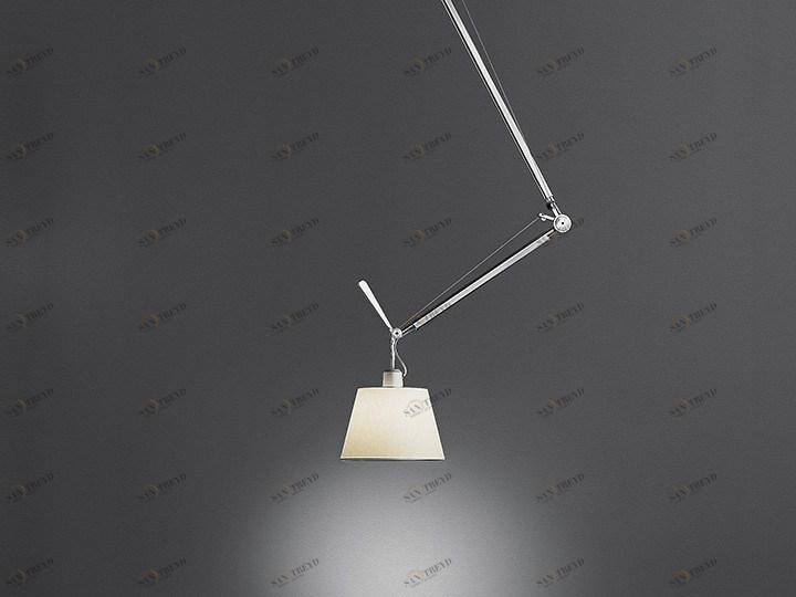 Artemide Регулируемый подвесной светильник из пергаментной бумаги Tolomeo sun-id-1402733
