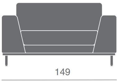 Kastel 2-х местный кожаный диван Komodo sun-id-1499551 - Вид №1