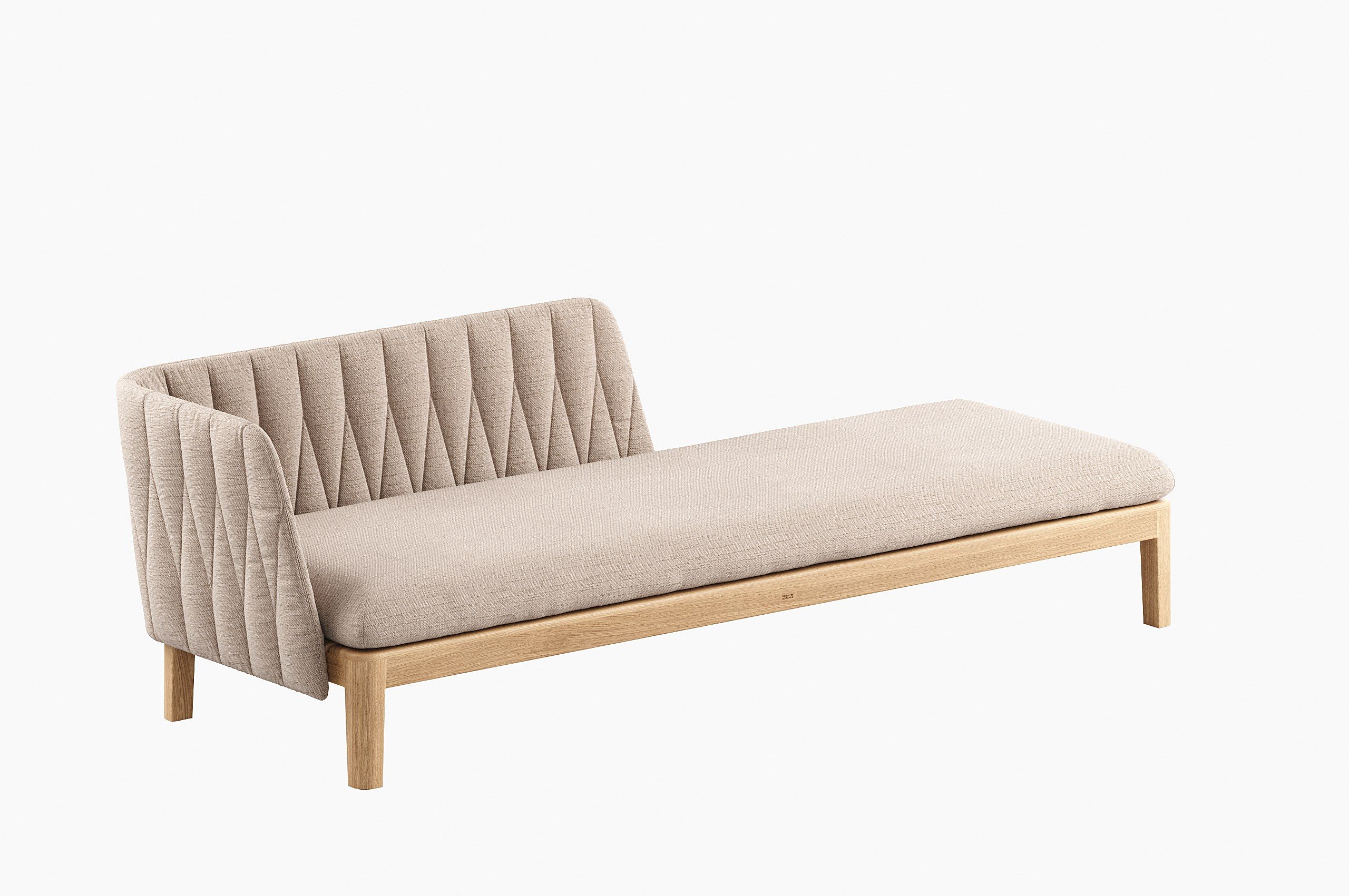 Садовая спальная кровать, обитая тканью и тиком Royal Botania Calypso Lounge ARCH-00150106 - Вид №11