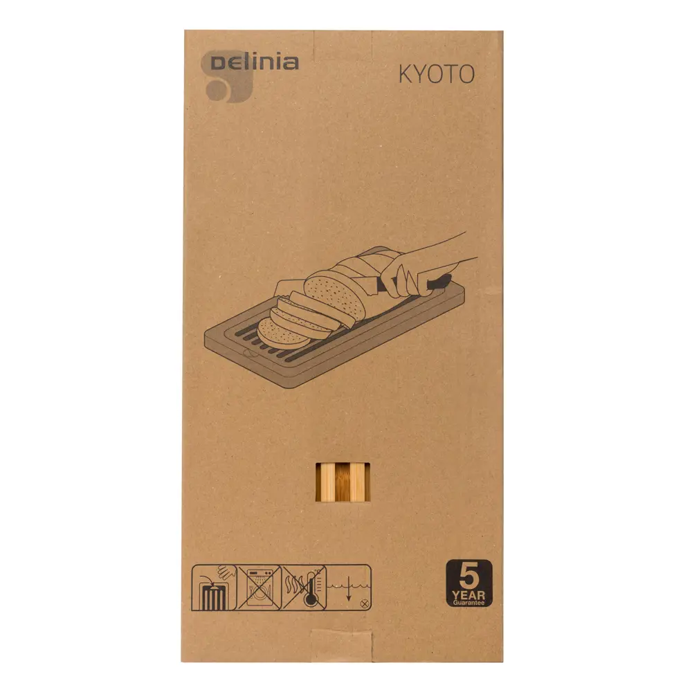 Доска разделочная Delinia 40x20 см бамбук цвет золотистый STLM-2117963 - Вид №2