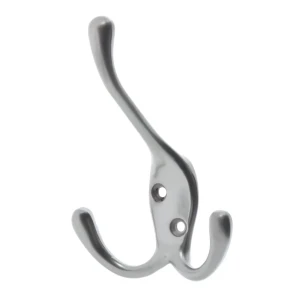 Крючок тройной, металл, цвет никель