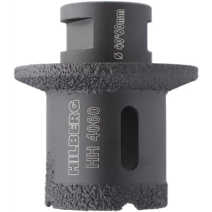 Коронка по керамограниту алмазная Hilberg HH4060 40-60 мм, 7 шт.
