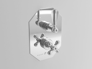 Смеситель для душа с 2 отверстиями и переключателем