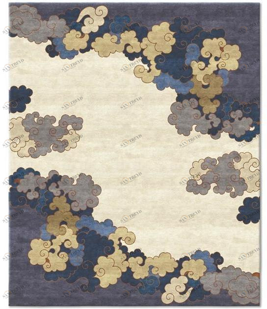 Tapis Rouge Прямоугольный коврик ручной работы Chinoiserie Tr1527