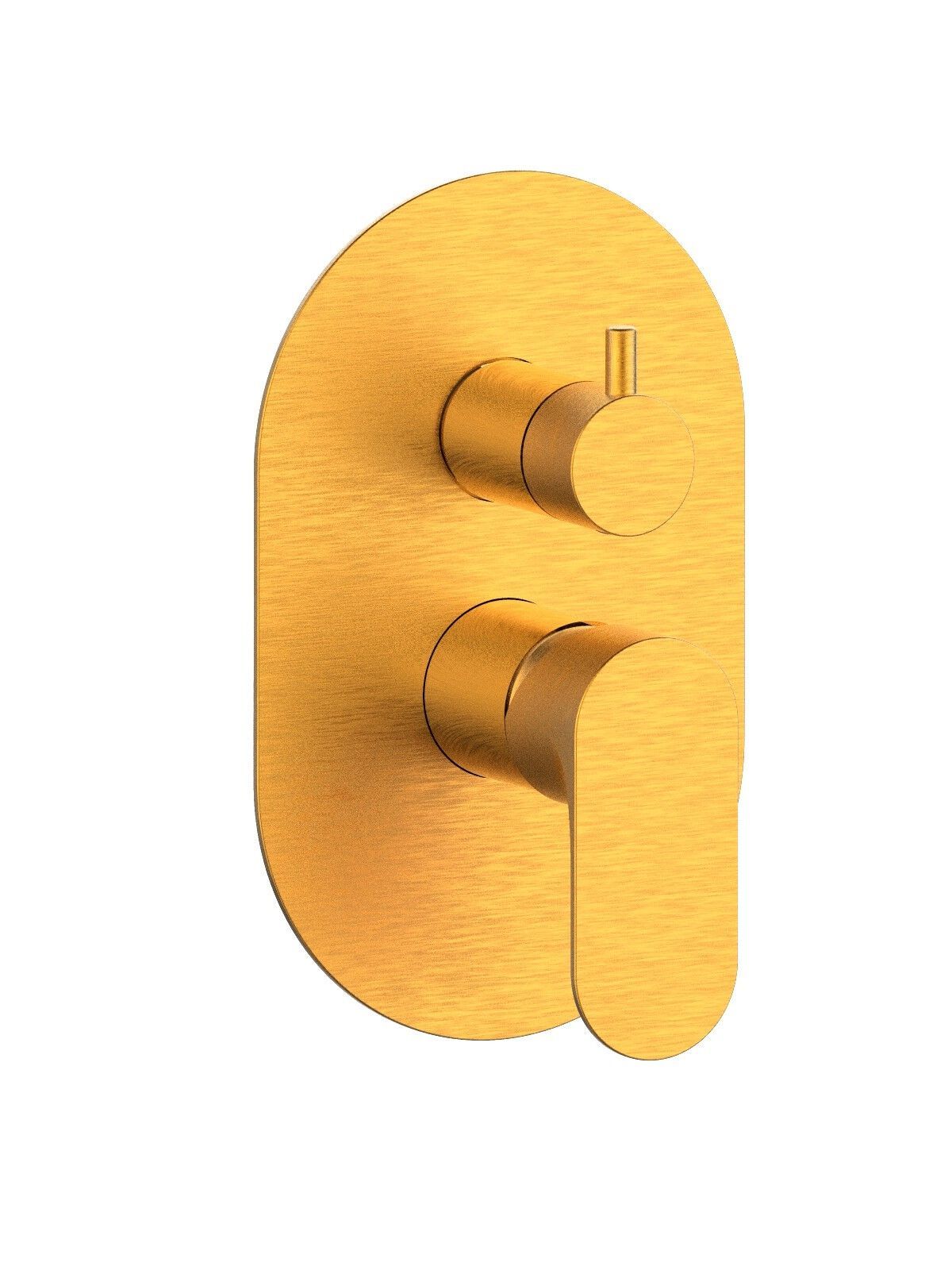 Однорычажный встраиваемый смеситель для душа с переключателем Rubinetterie Frattini Lea ARCH-00026200 - Вид №3