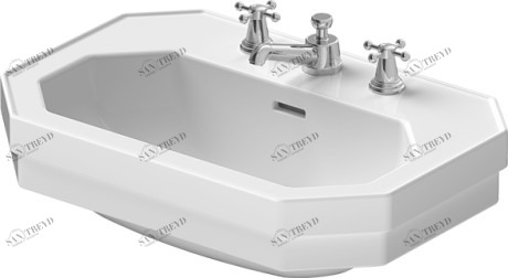 0438600000 Подвесная раковина настенная овальная Duravit 1930 Series