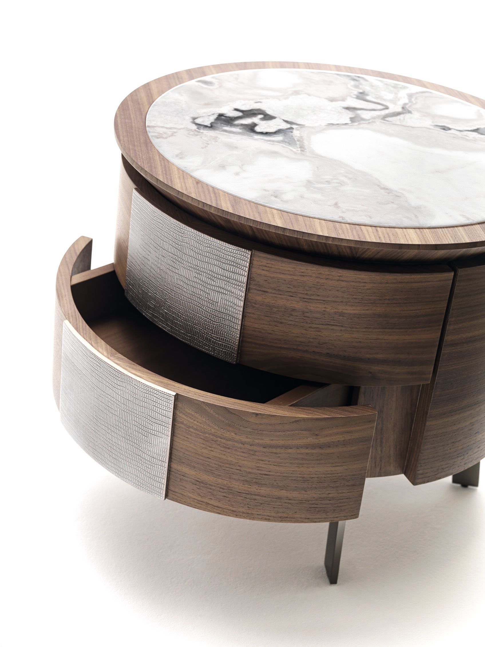 Круглая тумбочка из ореха Canaletto CEPPI Evergreen ARCH-00039758 - Вид №1