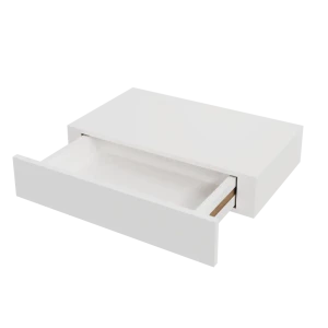 Полка мебельная Spaceo White 40x25x8 см МДФ цвет белый 82877513 STLM-2183321