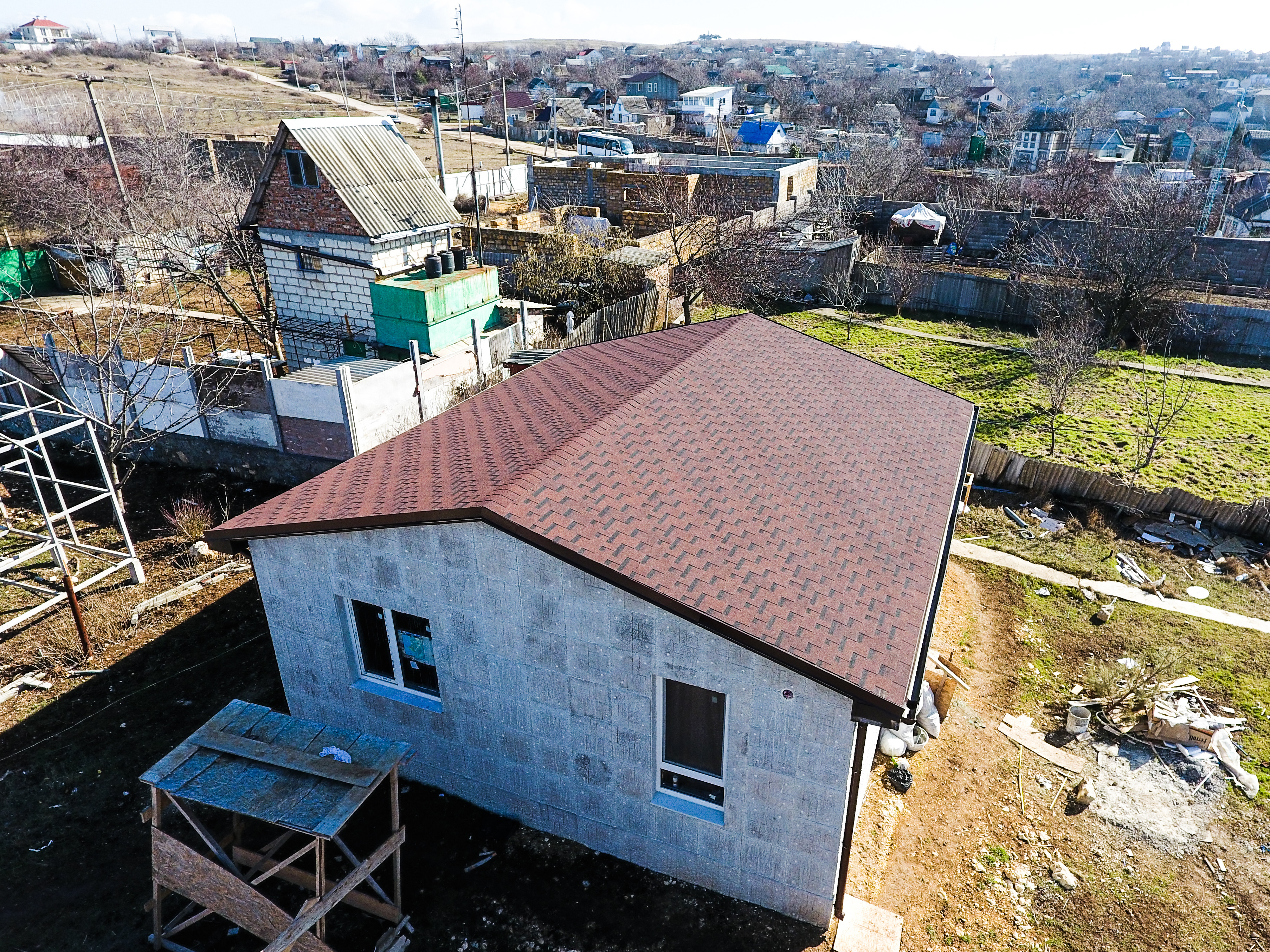 82349823 Гибкая черепица Docke Pie Евразия лабиринт красный 3 м² STLM-0025154 DÖCKE  - Вид №4