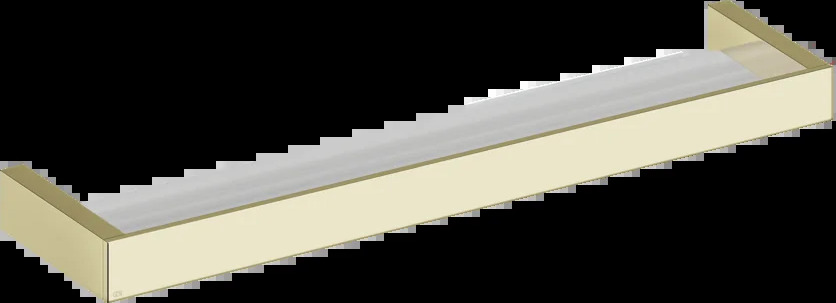Полка 20945 710 Gessi Inverso ЛАТУНЬ PVD