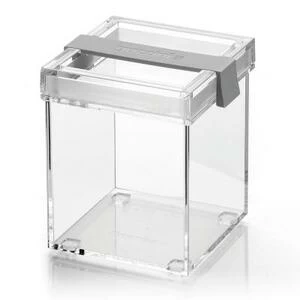 Контейнер с крышкой Click&Fresh M серый