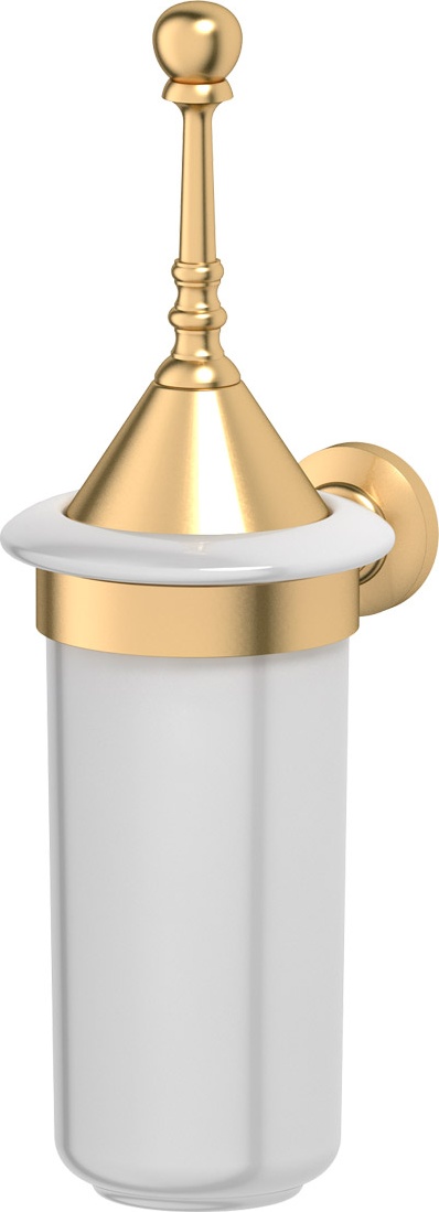 STI 324 Держатель с туалетным ершом с крышкой 3SC STILMAR MATTE GOLD Treesseci 3SC