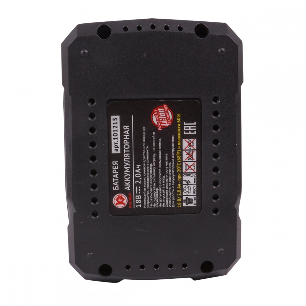 71070 Калибр Аккумуляторная батарея (арт.101215) Li-Ion, 18В, 2Ач 