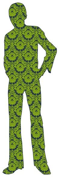 CONCEPTUWALL Клейкое украшение из нетканого материала Silhouettes sun-id-1385645 - Вид №13