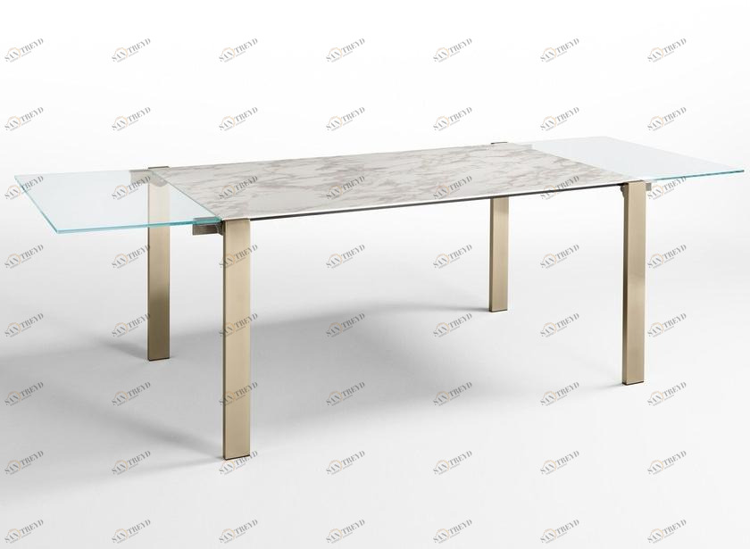 Tonelli Design Раздвижной хрустальный стол sun-id-1352103