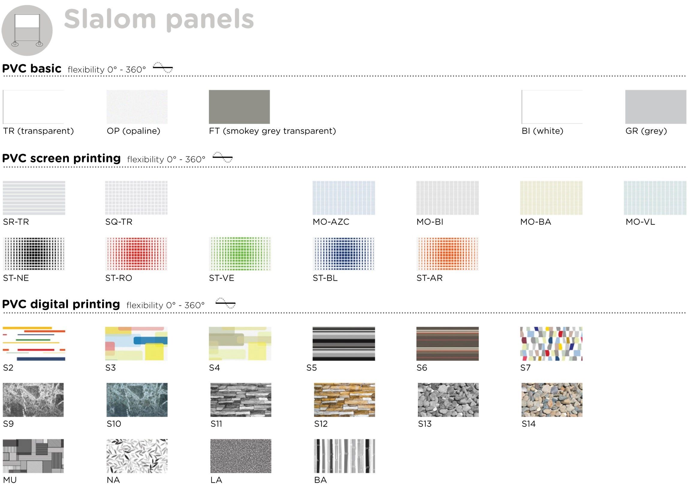 ПВХ модульная отдельно стоящая офисная перегородка Slalom ARCH-00039324 - Вид №25