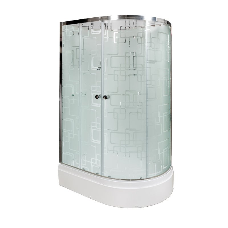 Душевое ограждение С 09 Душевое ограждение DETO Серия С ЕМ2712 L  N с гидромассажем (гм.) - Вид №20