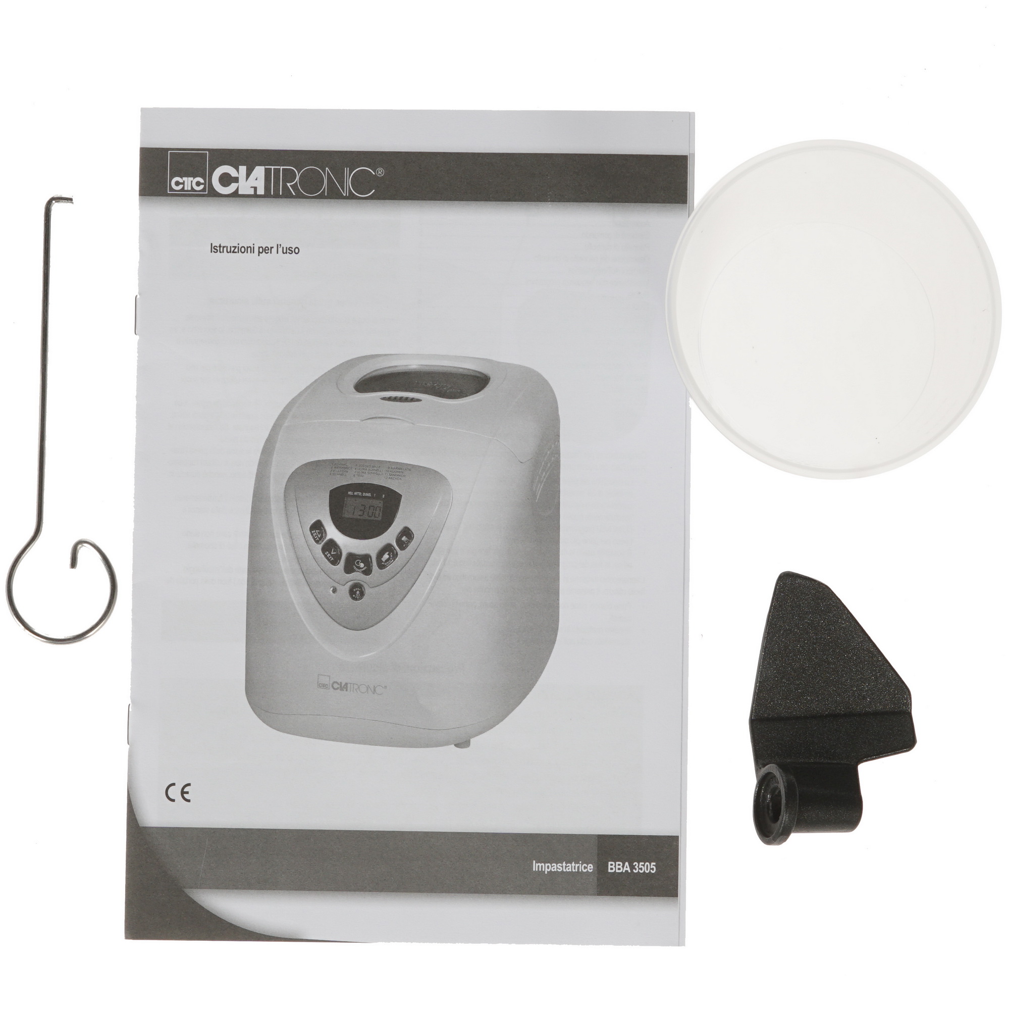 0191871 Хлебопечь CLATRONIC BBA 3505 белый STDN-0013292 - Вид №7
