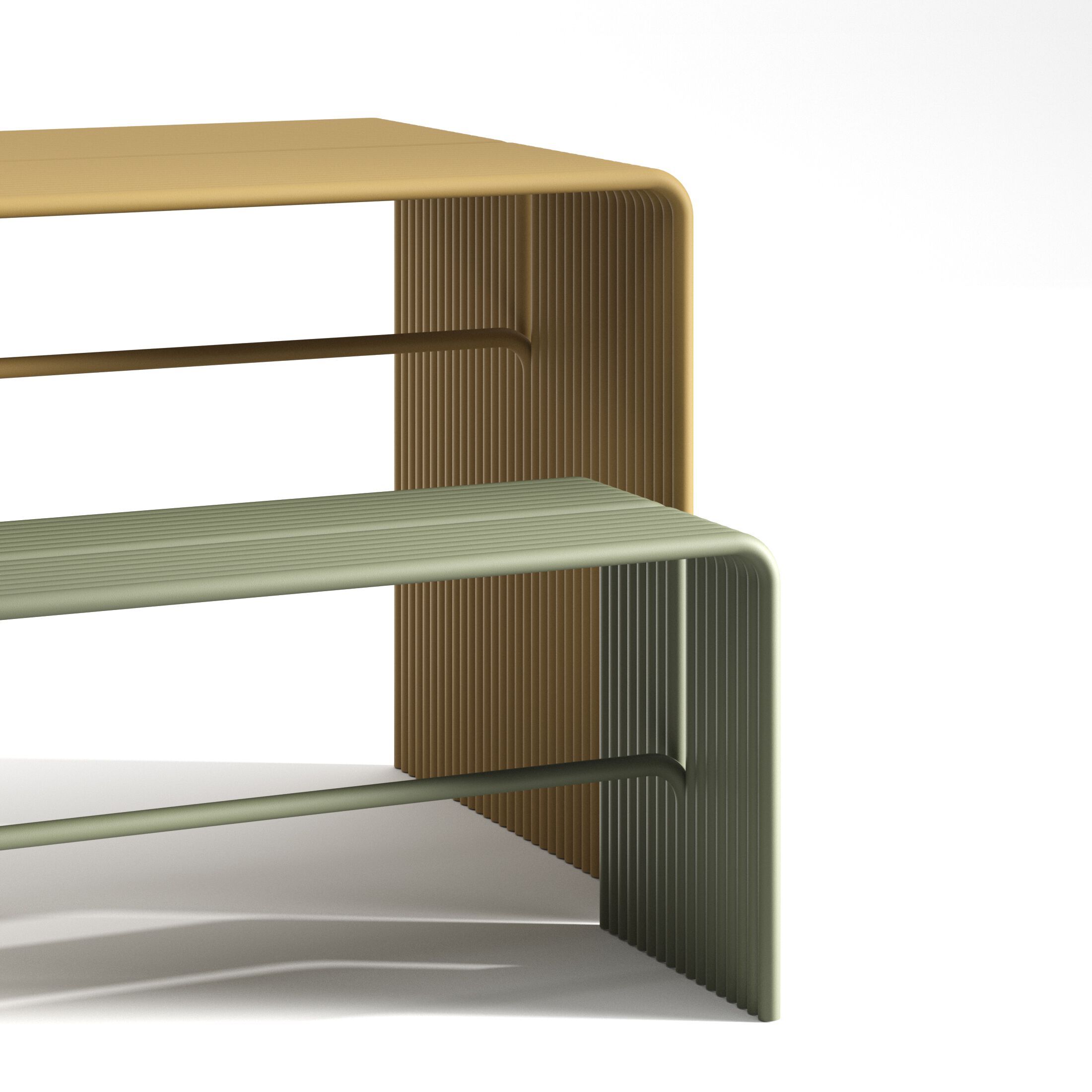 Алюминиевый прямоугольный садовый стол с порошковым покрытием Joyf TUbe ARCH-00023149 - Вид №6