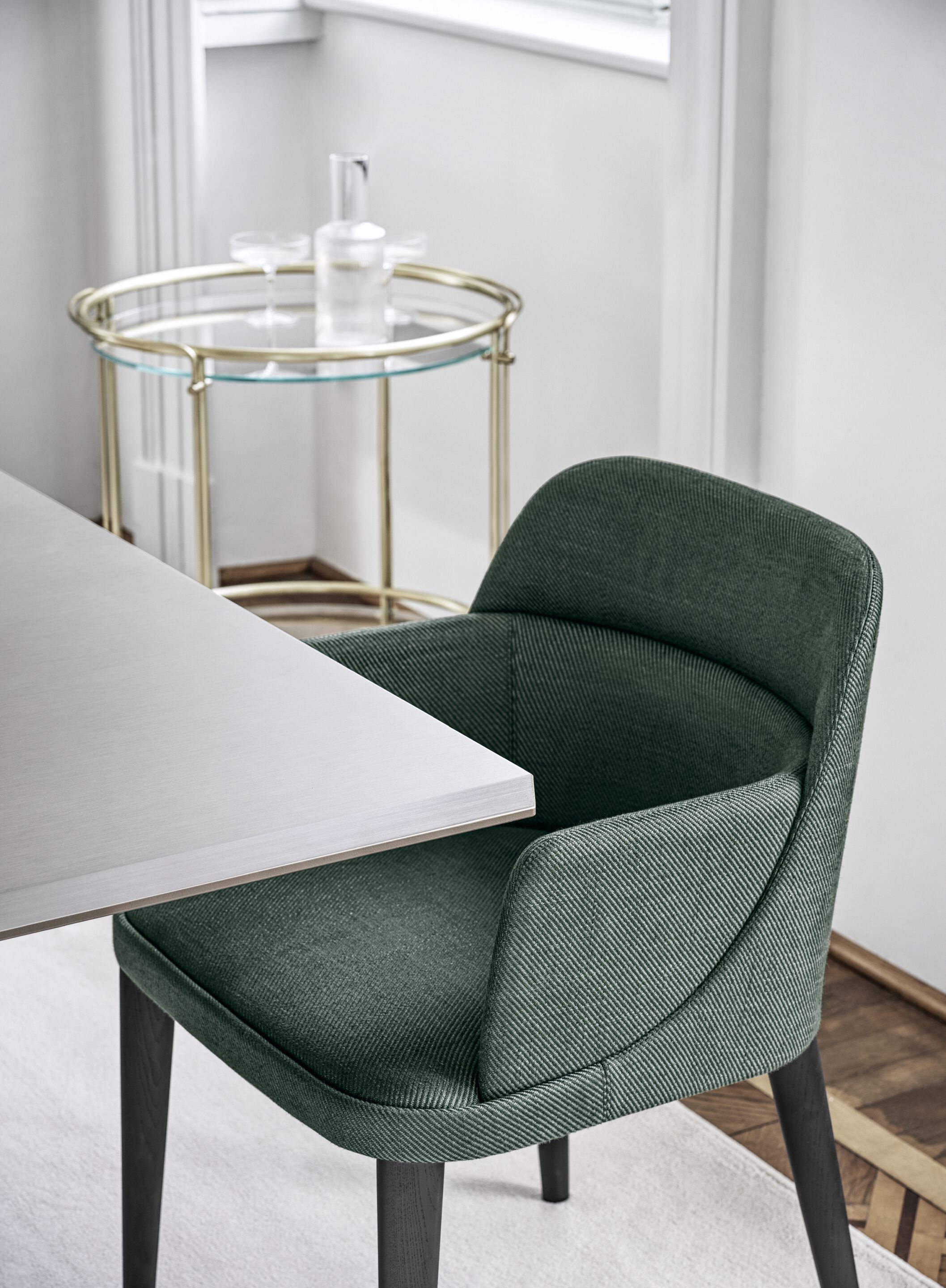 Мягкий тканевый стул с подлокотниками Gallotti&Radice JACKIE ARCH-00096821 - Вид №3