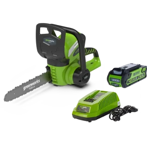 Аккумуляторная пила Greenworks 20117UA 40 В шина 30 см АКБ и ЗУ в комплекте