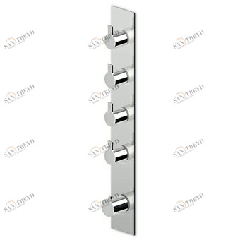 ZON662 - R97823 Встроенный термостатический смеситель для душа 1/2 "с 4-мя запорными кранами. Zucchetti On 