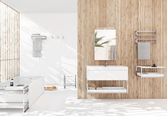 Cosmic Табурет для ванной из нержавеющей стали The grid 7680006160xxaaa - Вид №3