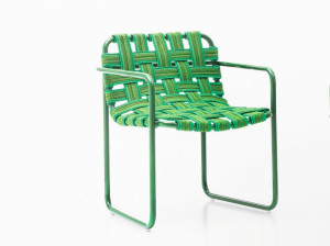 Алюминиевый стул с порошковым покрытием с подлокотниками