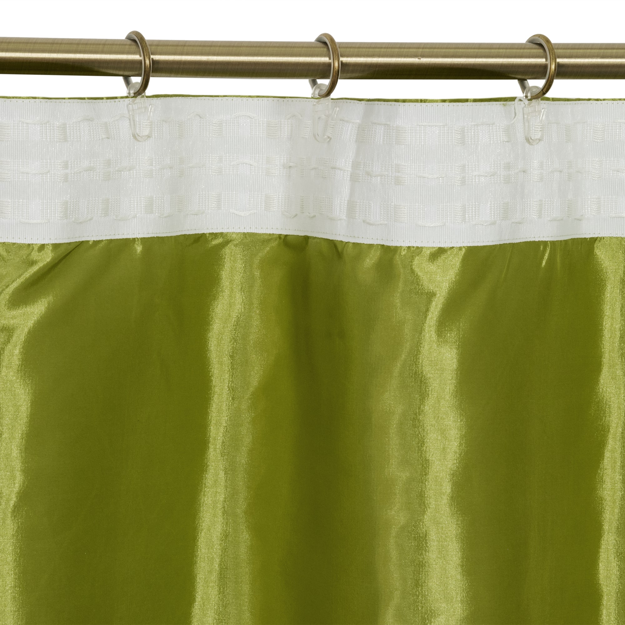 82111942 Штора на ленте «Taffy Apple 4», 140х260 см, однотон, цвет зелёный Santreyd  - Вид №3