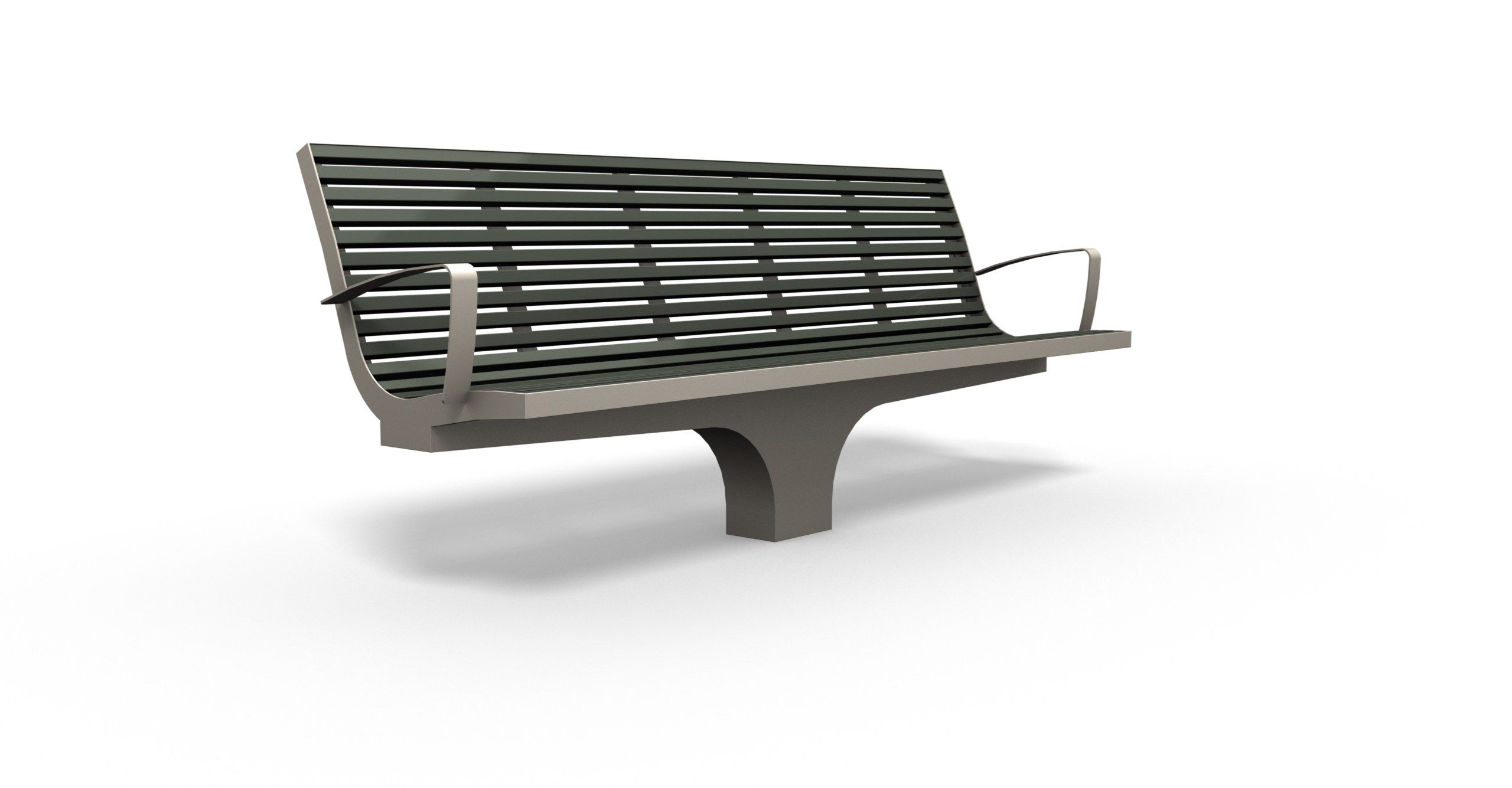 Скамья с подлокотниками BENKERT BANKE Comfony ARCH-00033738 - Вид №1