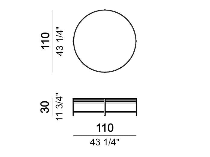 Низкий журнальный столик Arketipo ULA ARCH-00102745 - Вид №3