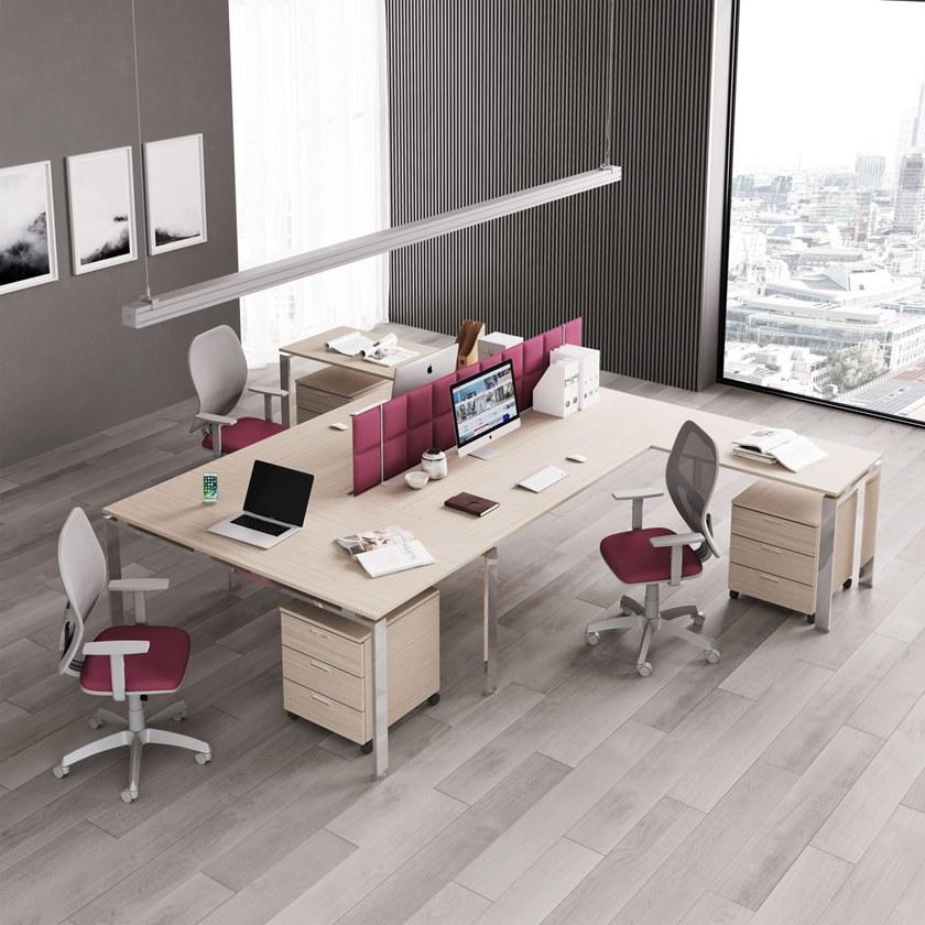 CUF Milano Несколько рабочих станций с разделительными панелями Doria sun-id-1362660 - Вид №3