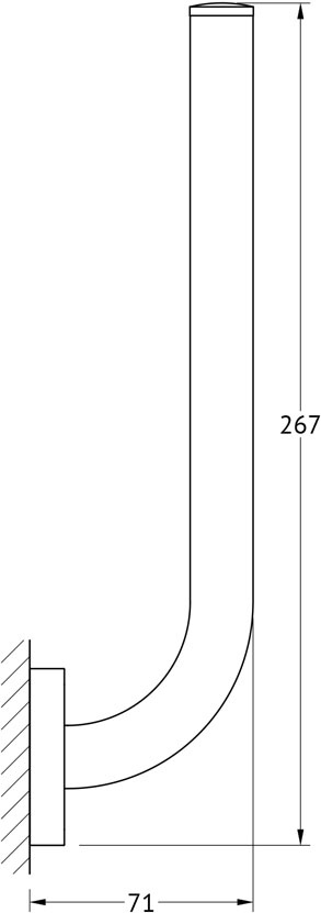 AVA 064 Держатель запасных рулонов туалетной бумаги ELLUX Avantgarde - Вид №1