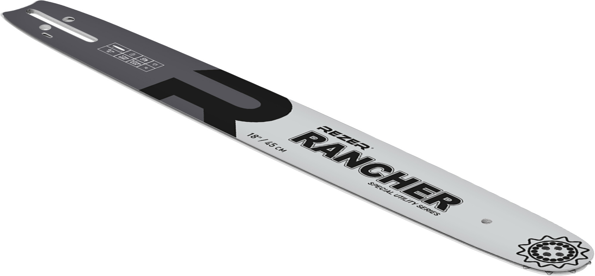 85224665 Шина для цепной пилы Rancher 453 L 8 B 18" 72 звеньев паз 1.3 мм шаг 0.325 дюйма STLM-0060017 REZER 