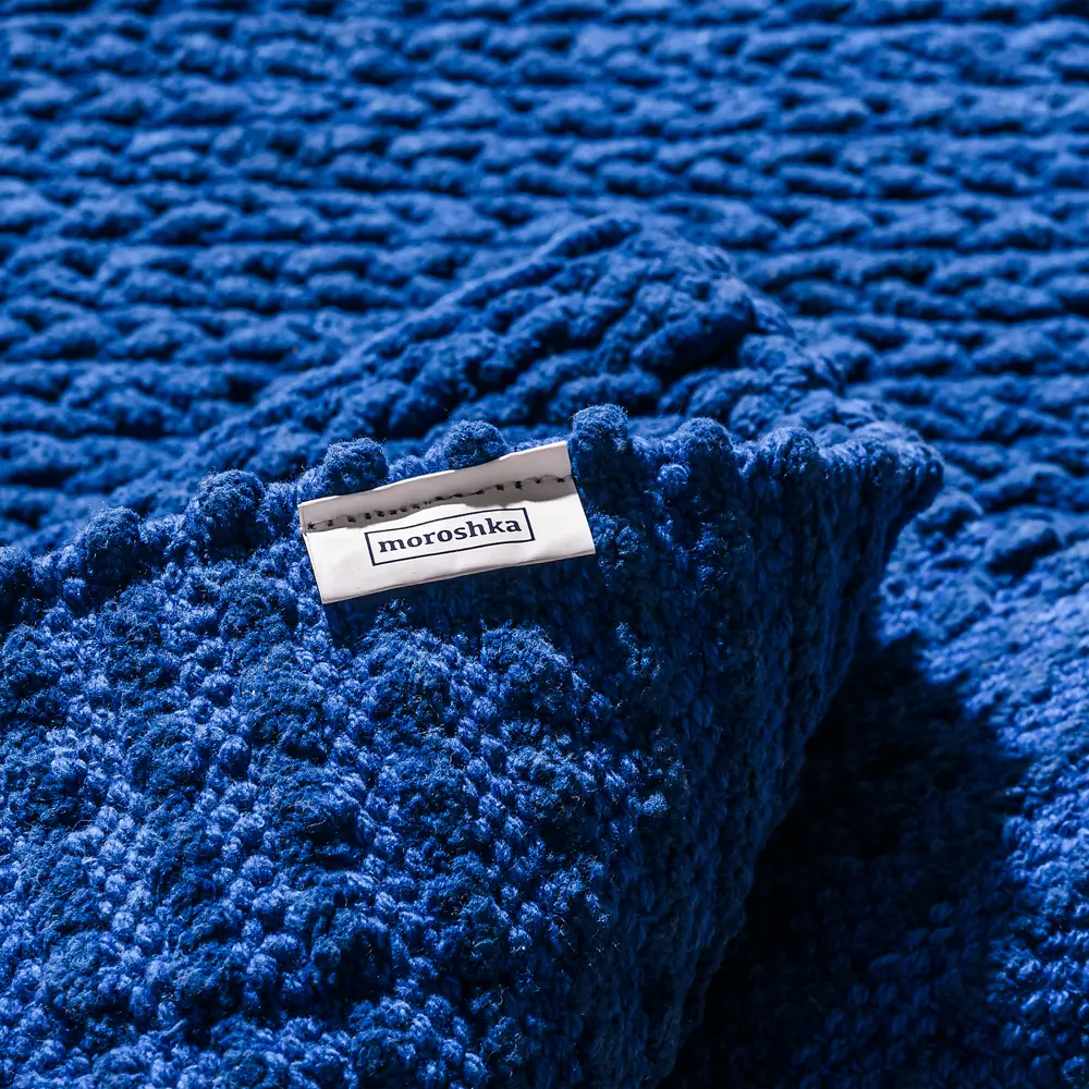 Коврик для ванной комнаты Moroshka Maritime 60х90 см цвет сине-белый STLM-2039774 - Вид №3