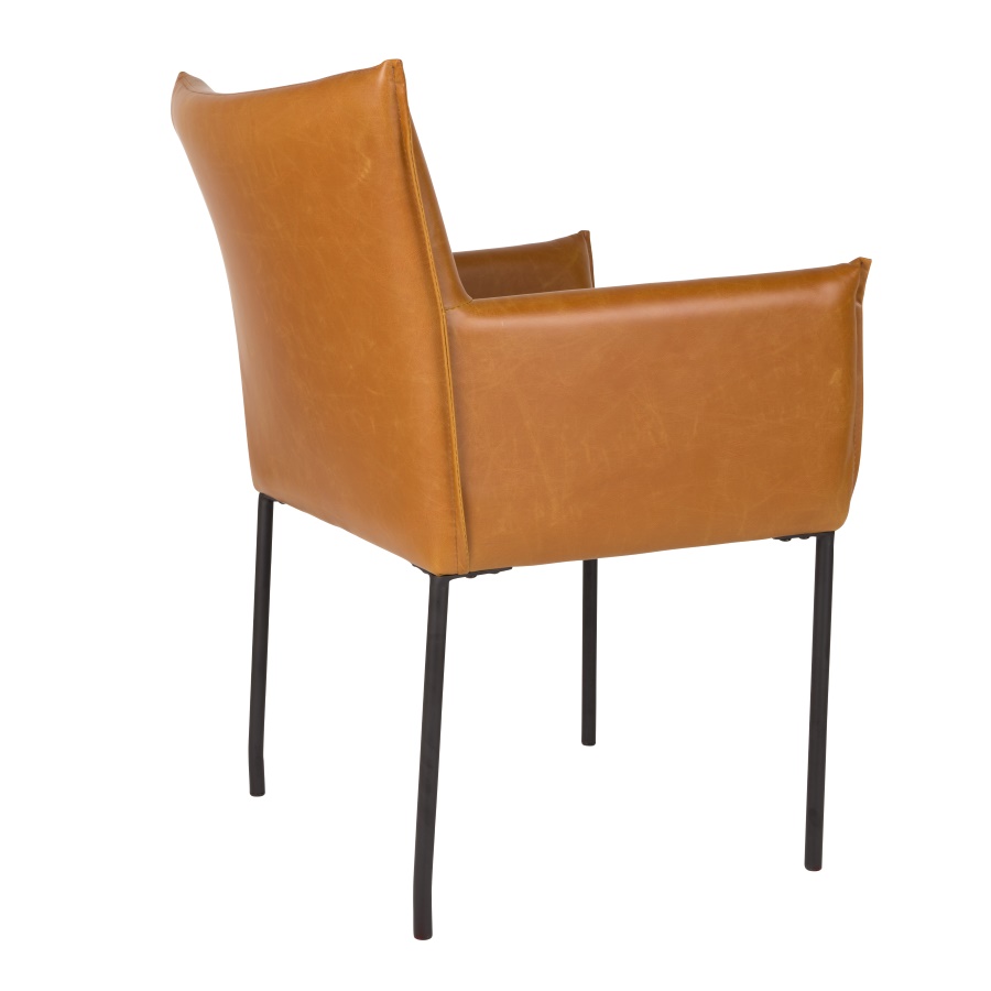 Кресло Dion коричневое White Label Living 1200121 - Вид №4